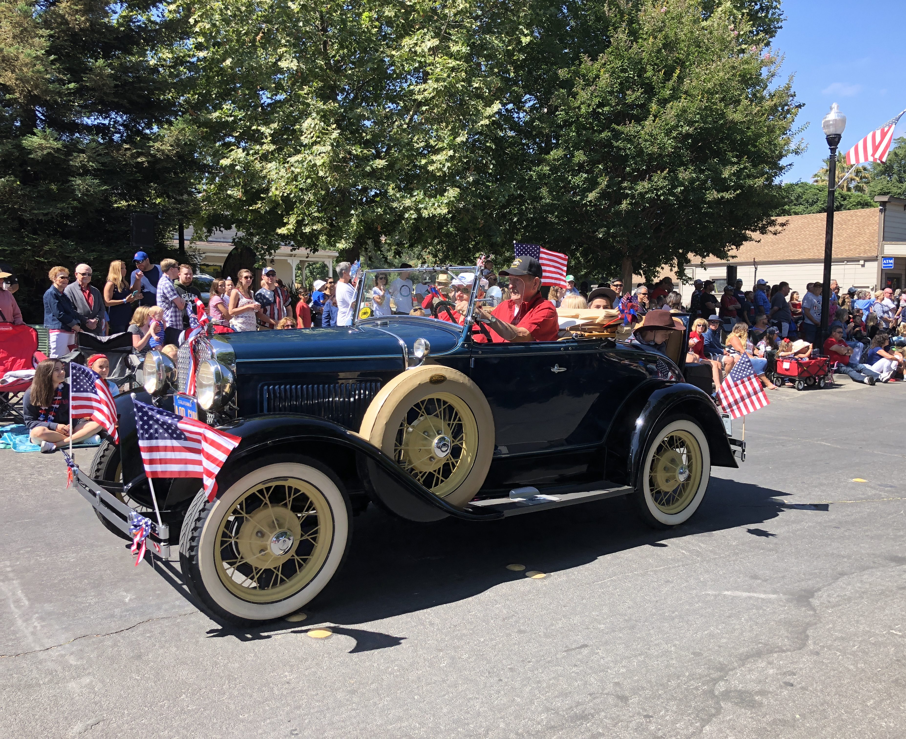 Classic Car at July 4th Parade