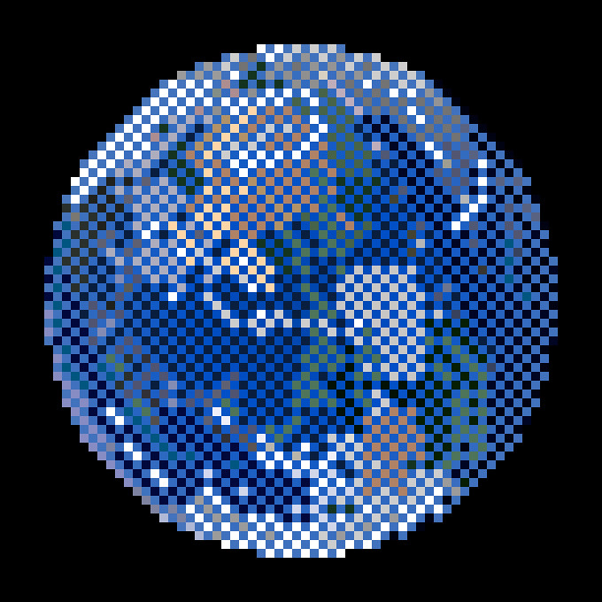 pixel earth